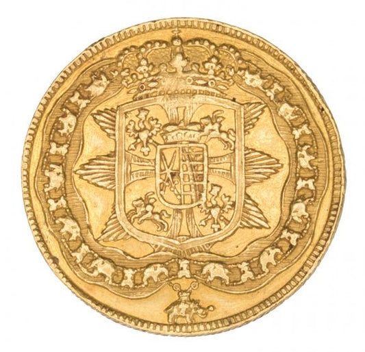 2 dukaty 1702 August II Mocny Polska Drezno