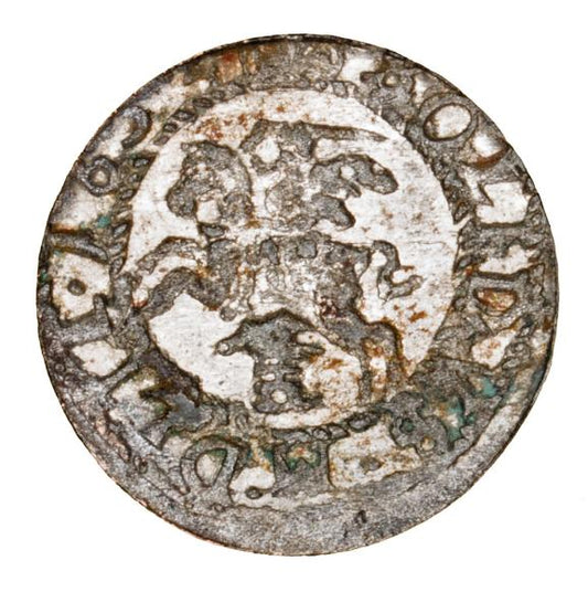 Szeląg 1653 Jan Kazimierz Litwa Wilno