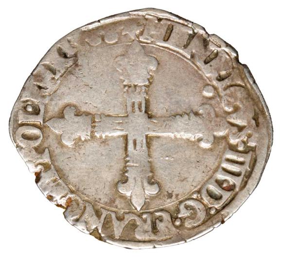 1/4 ecu 1584 Henryk Walezy Francja Nantes
