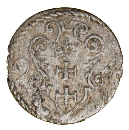 Denar 1592 Zygmunt III Waza Gdańsk