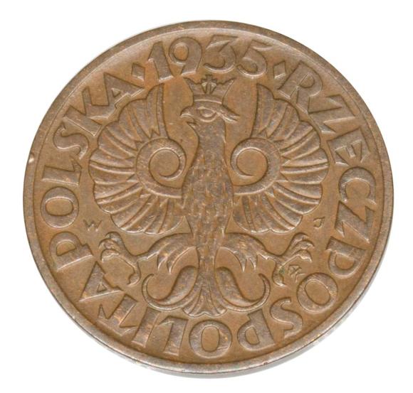 2 grosze 1935 II RP Warszawa