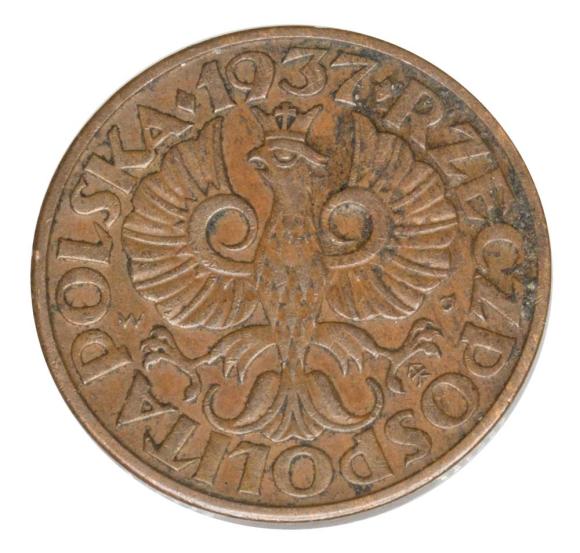 2 grosze 1937 II RP Warszawa