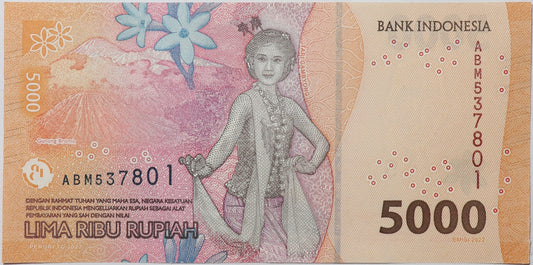5000 Rupii - Indonezja - 2022 rok