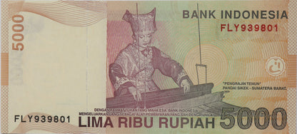 5000 Rupii - Indonezja - 2016 rok