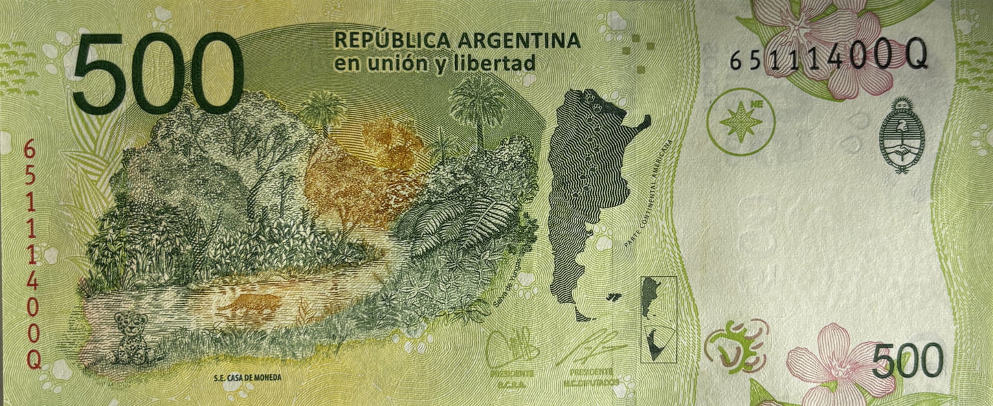 500 Pesos - Argentyna